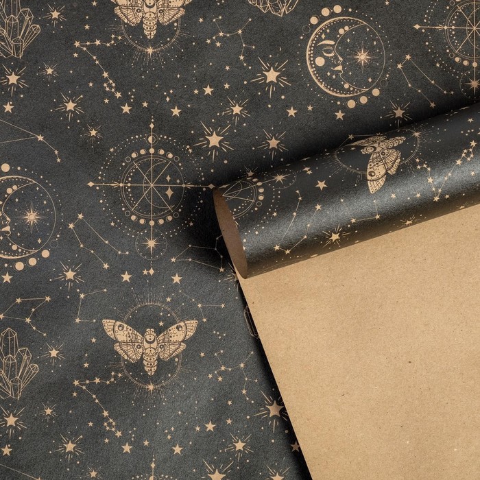 Бумага упаковочная крафтовая «Космическая», 50 × 70 см
Бумага упаковочная крафтовая «Космическая», 50 × 70 см