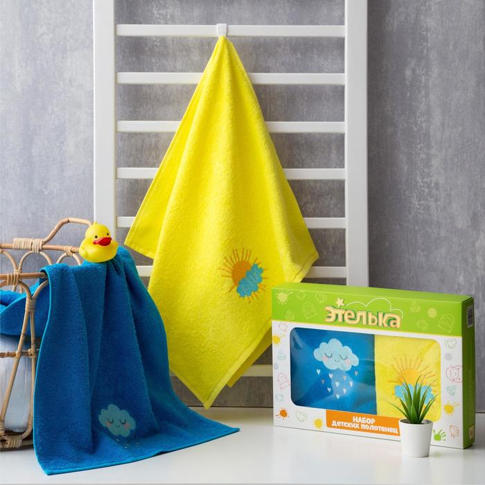 Набор полотенец Этелька "Друзья" Вид 1, 2шт, 50*90 см, голубой/желтый, 100%хл, 360 гр/м2
Набор полотенец Этелька "Друзья" Вид 1, 2шт, 50*90 см, голубой/желтый, 100%хл, 360 гр/м2