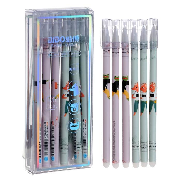 Ручка гелевая со стираемыми чернилами, стержень синий 0,5 мм, МИКС, "Лиса/лягушка/мишка"
Ручка гелевая со стираемыми чернилами, стержень синий 0,5 мм, МИКС, "Лиса/лягушка/мишка"