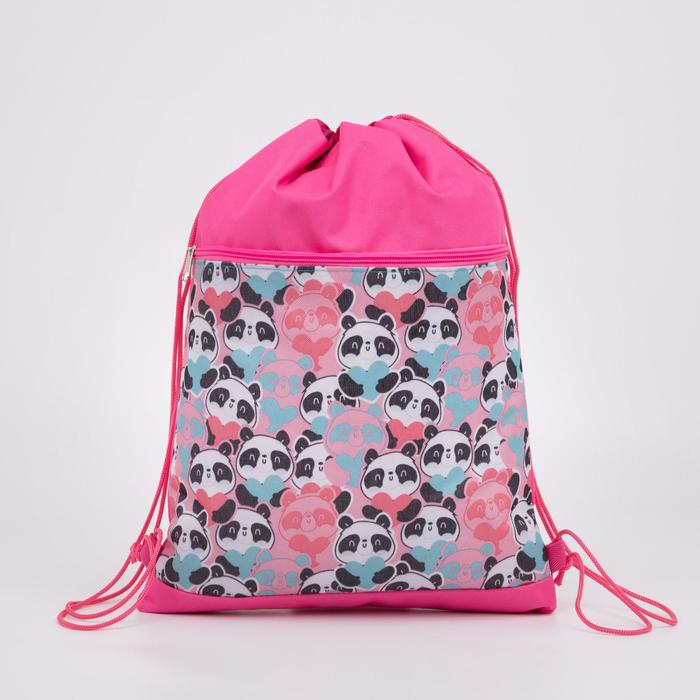 Мешок для обуви, наружный карман, цвет розовый
Мешок для обуви, наружный карман, цвет розовый