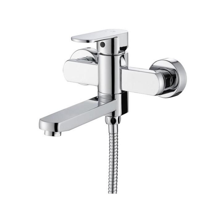 Смеситель для ванны KAISER Sonat 34022-L, с душевым набором, излив 156 мм, латунь, хром
Смеситель для ванны KAISER Sonat 34022-L, с душевым набором, излив 156 мм, латунь, хром