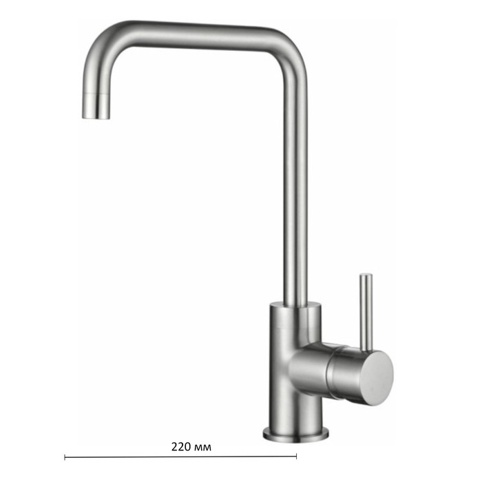 Смеситель для кухни KAISER Merkur 26844-5, однорычажный, длинна излива 220 мм, серебро
Смеситель для кухни KAISER Merkur 26844-5, однорычажный, длинна излива 220 мм, серебро