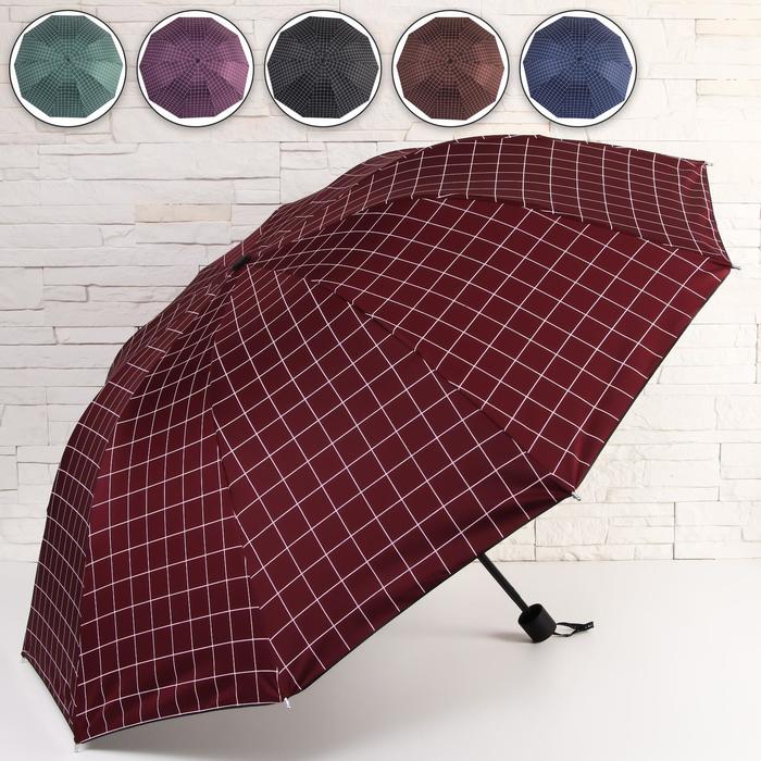 Зонт механический «Клетка», 4 сложения, 10 спиц, R = 52 см, цвет МИКС
Зонт механический «Клетка», 4 сложения, 10 спиц, R = 52 см, цвет МИКС