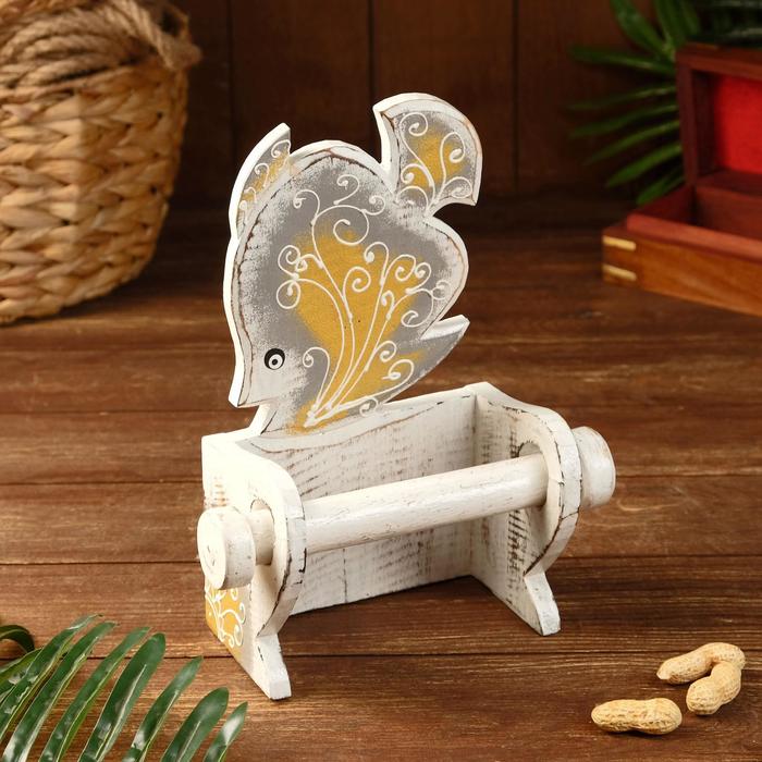 Держатель для туалетной бумаги "Рыбка белая" дерево 18х10х25
Держатель для туалетной бумаги "Рыбка белая" дерево 18х10х25