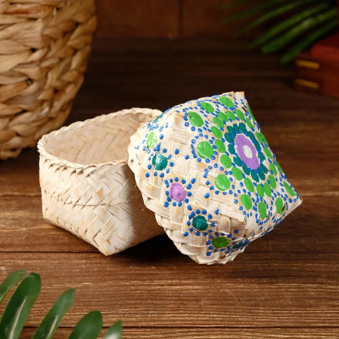 Корзинка бамбуковая "Весна" 9х9х9 см
Корзинка бамбуковая "Весна" 9х9х9 см