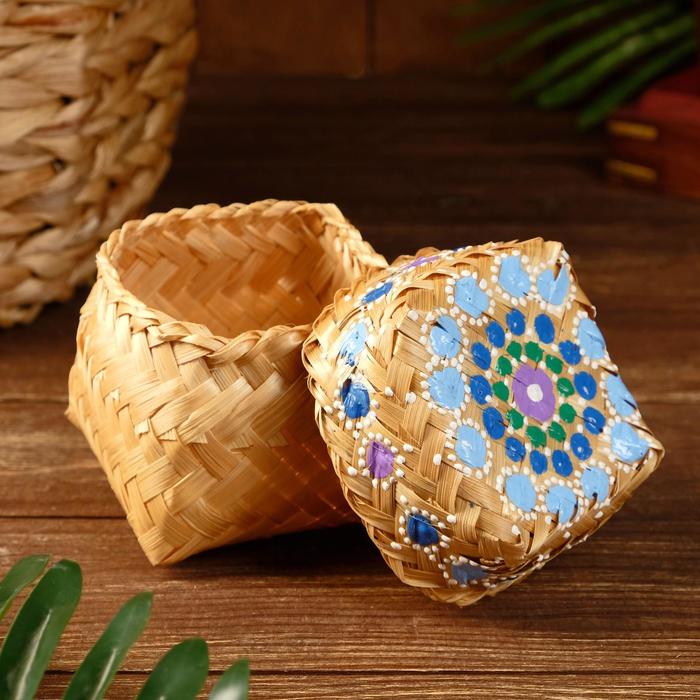 Корзинка бамбуковая "Лето" 9х9х9 см
Корзинка бамбуковая "Лето" 9х9х9 см