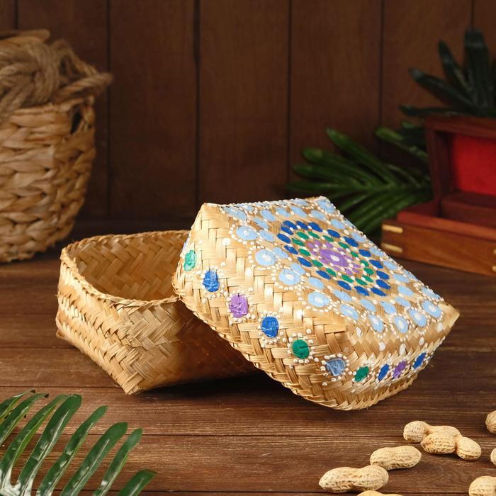 Корзинка бамбуковая "Летняя" 16х16х10 см
Корзинка бамбуковая "Летняя" 16х16х10 см