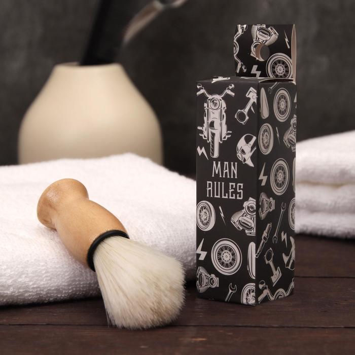 Помазок для бритья «Man Rules», деревянный
Помазок для бритья «Man Rules», деревянный