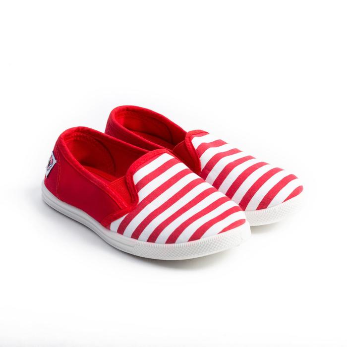 Слипоны детские, цвет красный, размер 34
Слипоны детские, цвет красный, размер 34