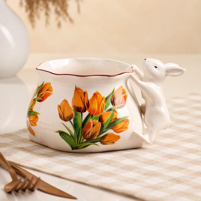 Ёмкость для сыпучих "Зайка с мешком", белая, 0.5 л, деколь микс
Ёмкость для сыпучих "Зайка с мешком", белая, 0.5 л, деколь микс