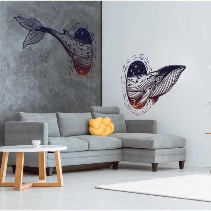 Наклейка пластик интерьерная цветная "Кит в космосе" 60х90 см
Наклейка пластик интерьерная цветная "Кит в космосе" 60х90 см