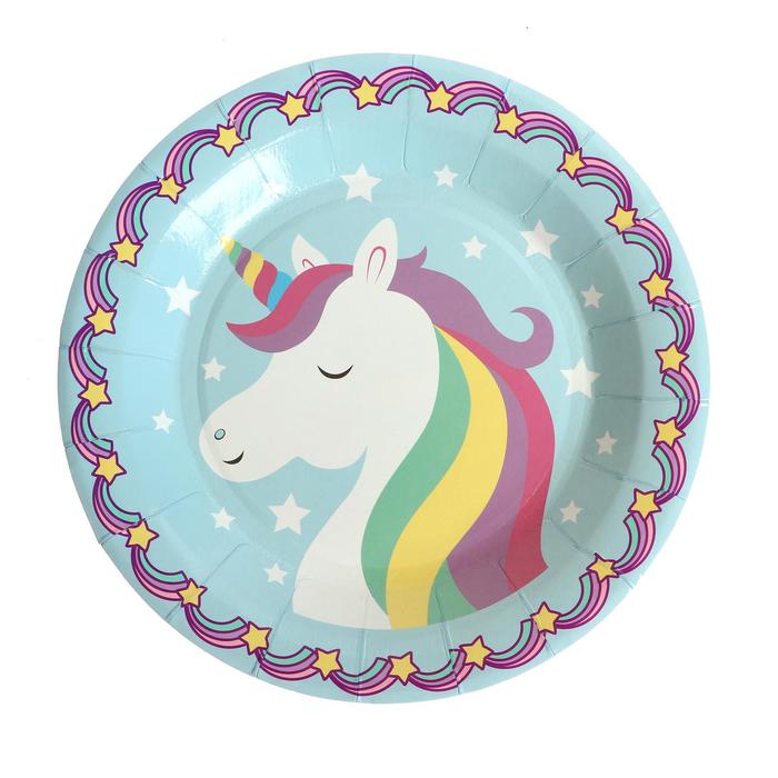 Тарелка бумажная «Единорог», набор 6 шт., виды МИКС
Тарелка бумажная «Единорог», набор 6 шт., виды МИКС