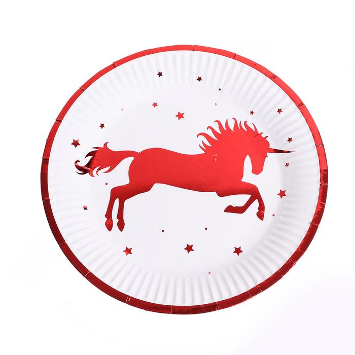 Тарелка бумажная «Единорог», набор 6 шт., цвета МИКС
Тарелка бумажная «Единорог», набор 6 шт., цвета МИКС