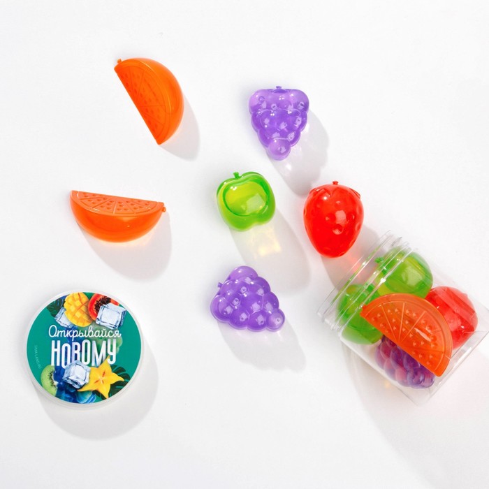 Кубики льда «Открывайся новому», многоразовые, 6 шт
Кубики льда «Открывайся новому», многоразовые, 6 шт