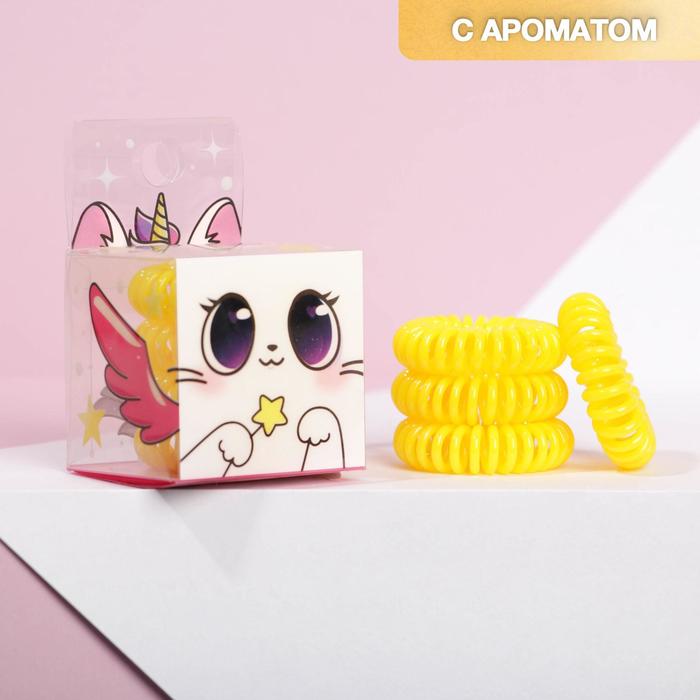 Резинки для волос в пвс коробке "Котик", 4 шт, d= 2 см.
Резинки для волос в пвс коробке "Котик", 4 шт, d= 2 см.