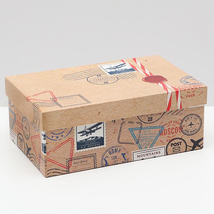 Подарочная коробка "Почта", 21 х 14 х 9 см
Подарочная коробка "Почта", 21 х 14 х 9 см