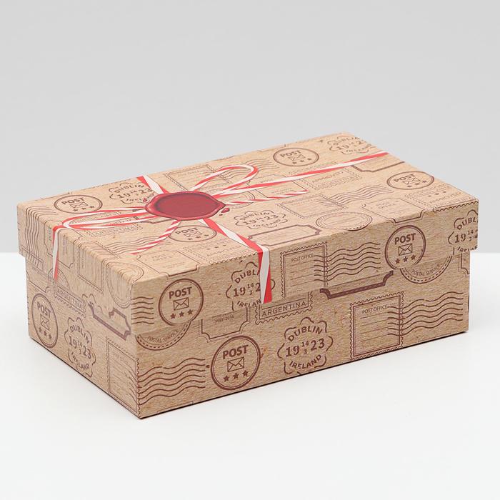 Подарочная коробка "Почта", 17,5 х 11 х 7 см
Подарочная коробка "Почта", 17,5 х 11 х 7 см