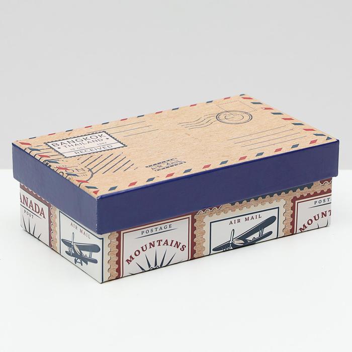 Подарочная коробка "Почта", 13,5 х 8 х 5 см 
Подарочная коробка "Почта", 13,5 х 8 х 5 см