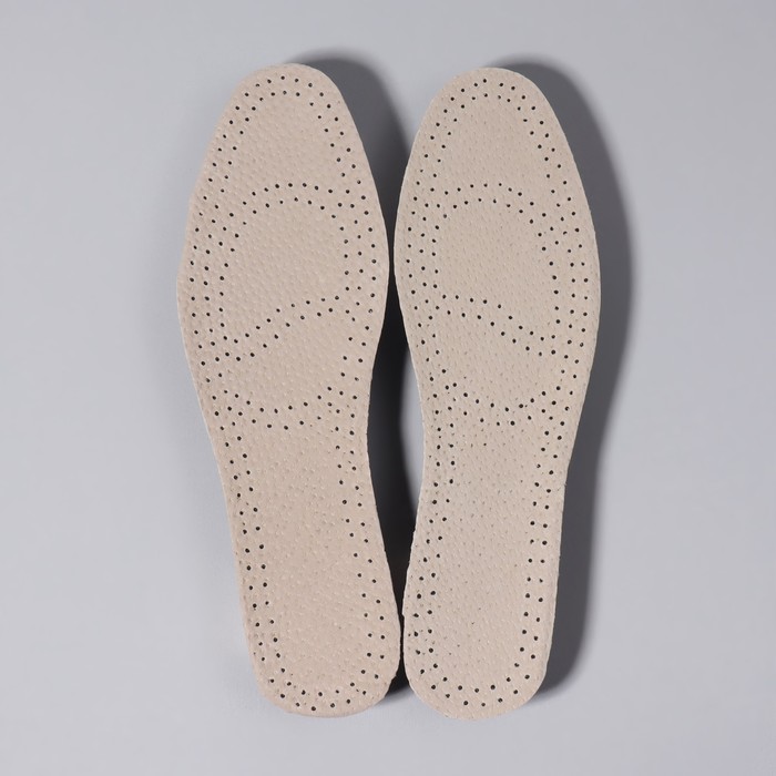 Стельки для обуви, универсальные, дышащие, 27,8 см, пара, цвет бежевый
Стельки для обуви, универсальные, дышащие, 27,8 см, пара, цвет бежевый