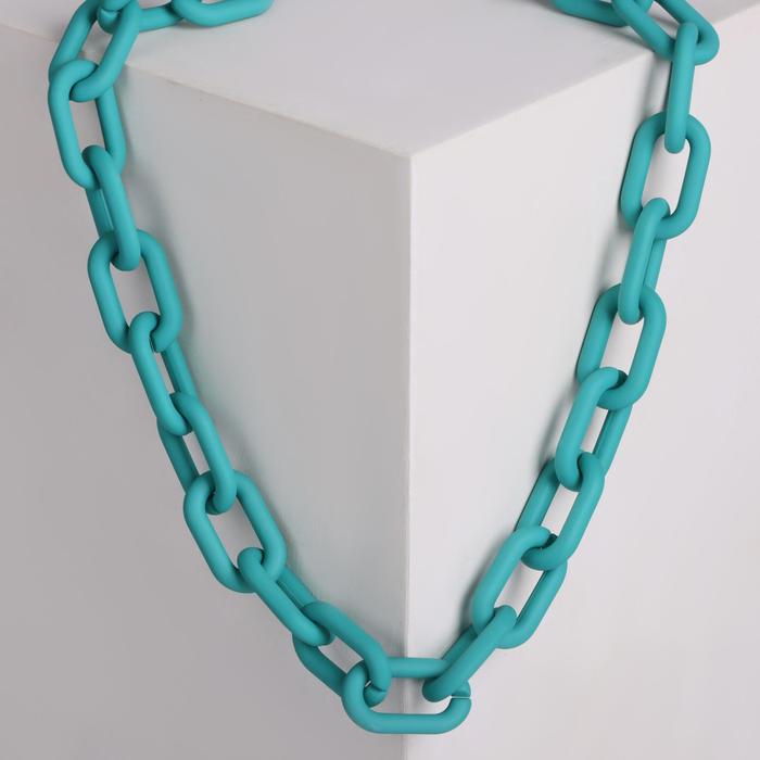 Колье "Цепь" прямоугольные звенья, цвет изумрудный, 50см
Колье "Цепь" прямоугольные звенья, цвет изумрудный, 50см