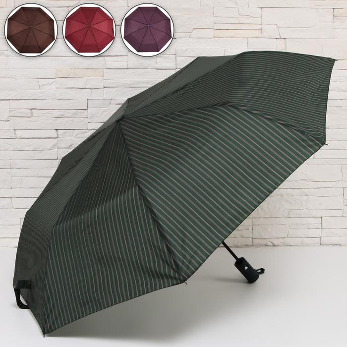 Зонт полуавтоматический «Полоска», 3 сложения, 8 спиц, R = 50 см, цвет МИКС
Зонт полуавтоматический «Полоска», 3 сложения, 8 спиц, R = 50 см, цвет МИКС