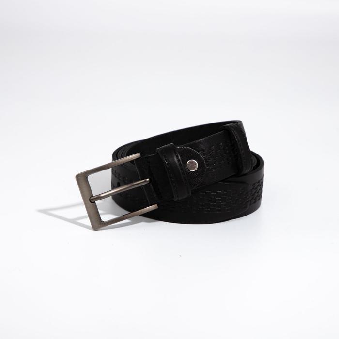 Ремень мужской, ширина 3,5 см, винт, пряжка металл, цвет чёрный
Ремень мужской, ширина 3,5 см, винт, пряжка металл, цвет чёрный