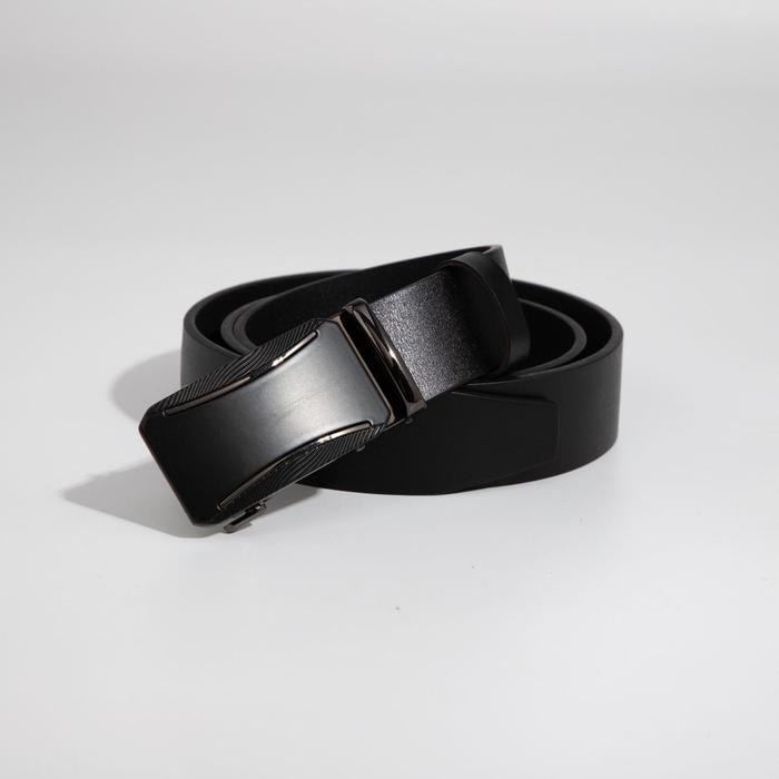 Ремень мужской, ширина 3,5 см, автомат, пряжка металл, цвет чёрный
Ремень мужской, ширина 3,5 см, автомат, пряжка металл, цвет чёрный