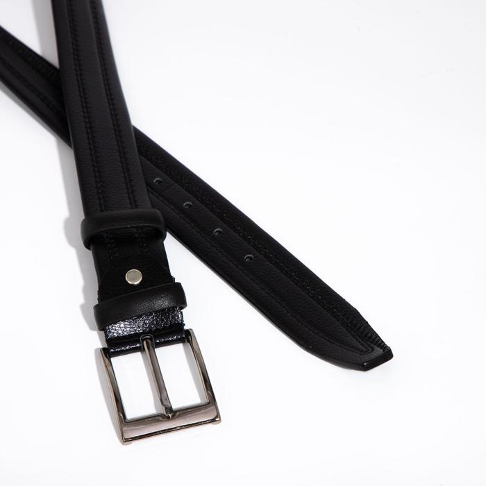 Ремень мужской, ширина 4 см, винт, пряжка металл, цвет чёрный
Ремень мужской, ширина 4 см, винт, пряжка металл, цвет чёрный