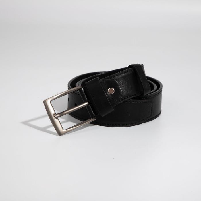 Ремень мужской, ширина 3,8 см, винт, пряжка металл, цвет чёрный 
Ремень мужской, ширина 3,8 см, винт, пряжка металл, цвет чёрный