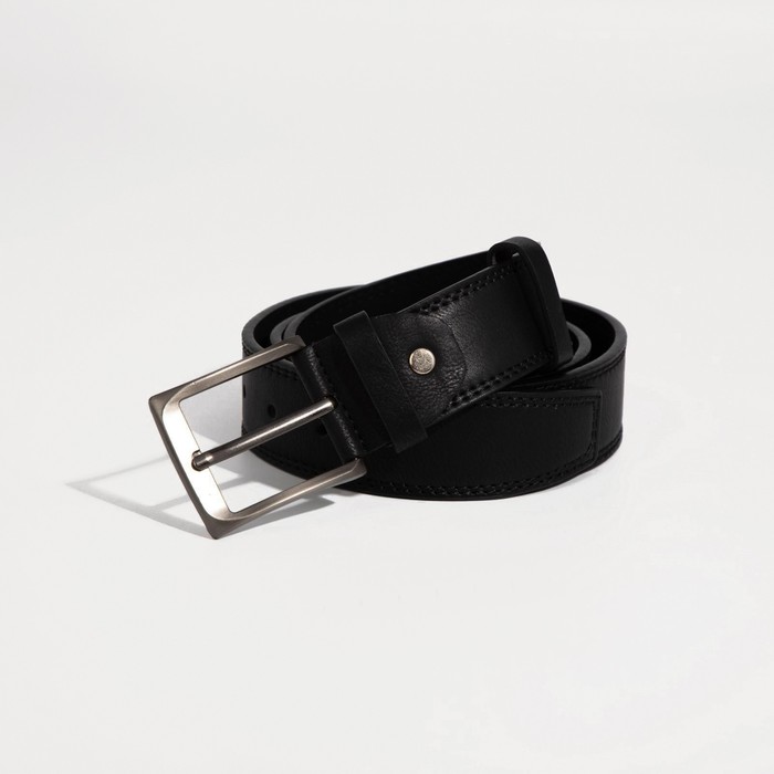 Ремень мужской, ширина 3,8 см, винт, пряжка металл, цвет чёрный
Ремень мужской, ширина 3,8 см, винт, пряжка металл, цвет чёрный