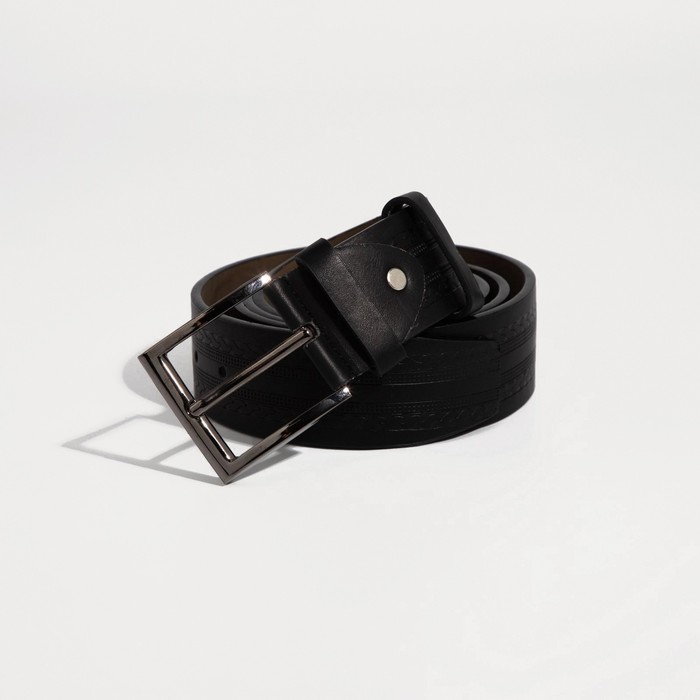 Ремень мужской, ширина 4,2 см, Великан, винт, пряжка металл, цвет чёрный
Ремень мужской, ширина 4,2 см, Великан, винт, пряжка металл, цвет чёрный