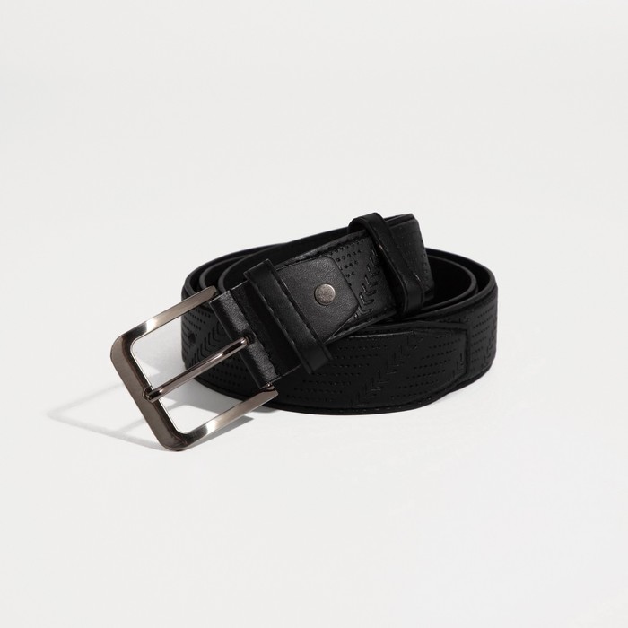 Ремень мужской, ширина 3,8 см, винт, пряжка металл, цвет чёрный
Ремень мужской, ширина 3,8 см, винт, пряжка металл, цвет чёрный