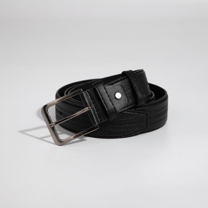Ремень мужской, ширина 3,8 см, винт, пряжка металл, цвет чёрный
Ремень мужской, ширина 3,8 см, винт, пряжка металл, цвет чёрный