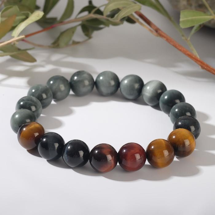 Браслет шар №10 "Лабрадор, бычий глаз, тигровый глаз"
Браслет шар №10 "Лабрадор, бычий глаз, тигровый глаз"