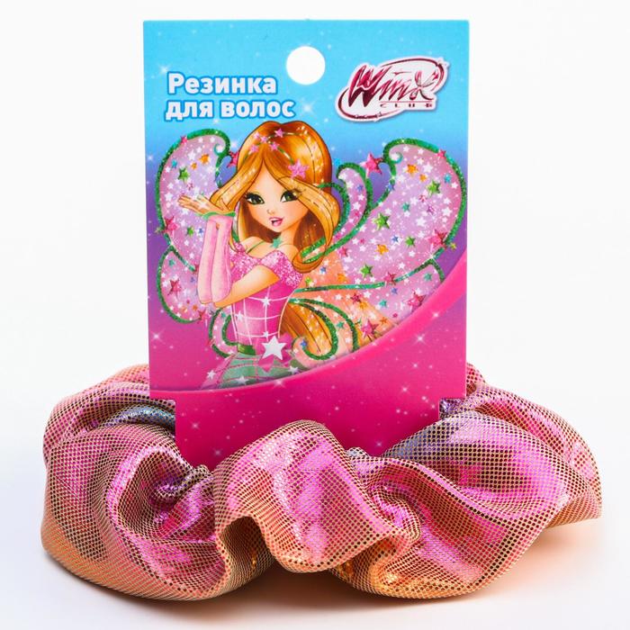 фото Резинка для волос блестящая, "флора", winx
