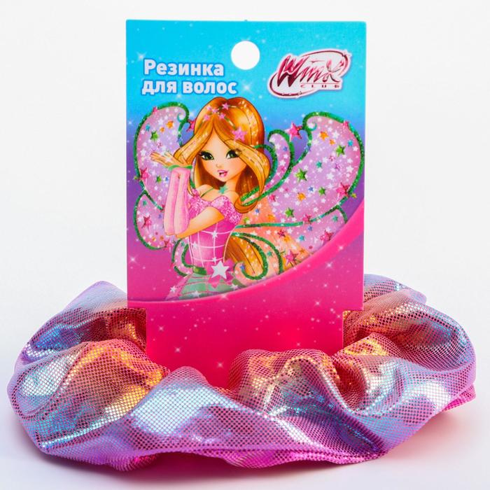 Резинка для волос блестящая розовая, WINX
Резинка для волос блестящая розовая, WINX