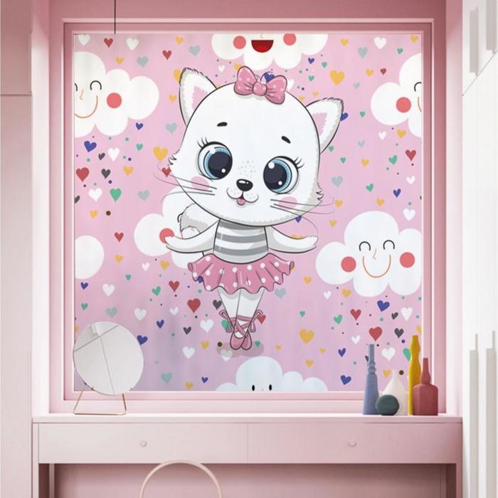 Наклейка пластик интерьерная цветная "Белая кошечка в юбочке в горох" 58х60 см
Наклейка пластик интерьерная цветная "Белая кошечка в юбочке в горох" 58х60 см