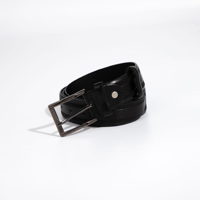 Ремень мужской, ширина 3,5 см, винт, пряжка металл, цвет чёрный
Ремень мужской, ширина 3,5 см, винт, пряжка металл, цвет чёрный