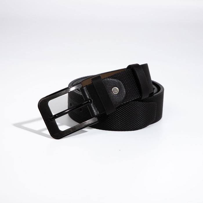 Ремень мужской, ширина 4 см, винт, пряжка металл, цвет чёрный
Ремень мужской, ширина 4 см, винт, пряжка металл, цвет чёрный