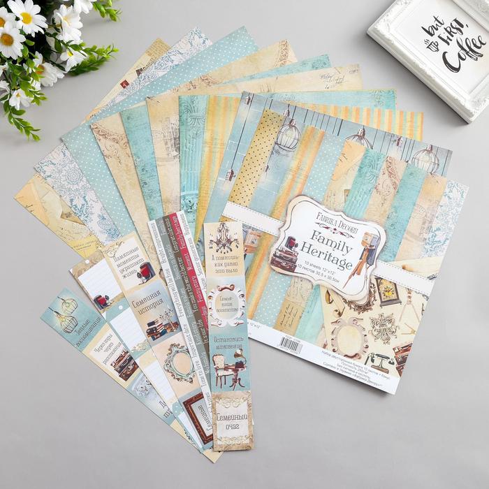 Набор бумаги для скрапбукинга "Family Heritage" 10 листов, 30,5х30,5 см
Набор бумаги для скрапбукинга "Family Heritage" 10 листов, 30,5х30,5 см