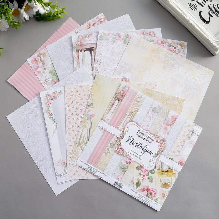 Набор бумаги для скрапбукинга "Nostalgia" 10 листов, 20х20 см
Набор бумаги для скрапбукинга "Nostalgia" 10 листов, 20х20 см