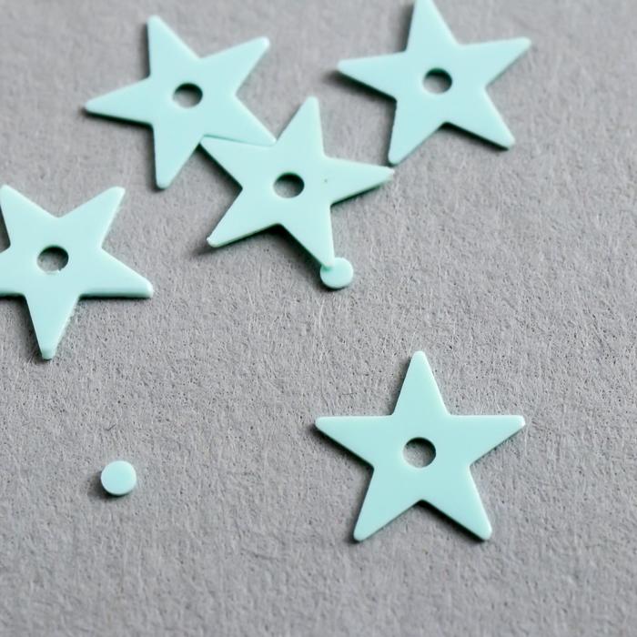 Набор пайеток "Звёздочки" светло-зелёный
Набор пайеток "Звёздочки" светло-зелёный
