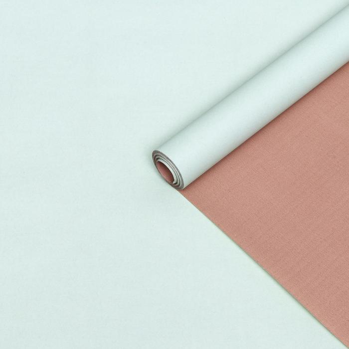 Бумага крафт двустороняя, пудровый-мятный, 0,55 х 10 м
Бумага крафт двустороняя, пудровый-мятный, 0,55 х 10 м