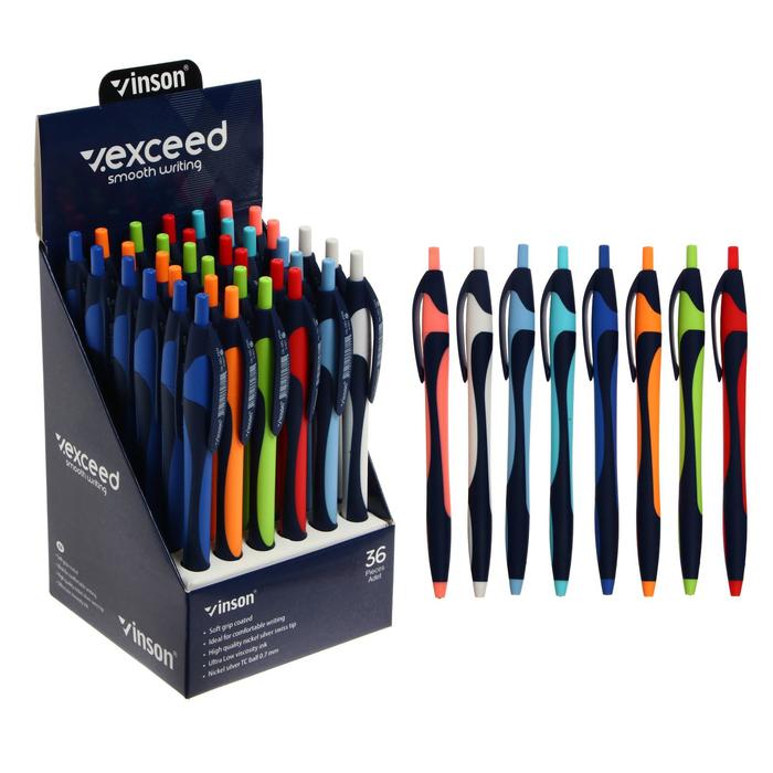 Ручка шариковая автоматическая Vinson 0.7 мм, синяя масляная, корпус МИКС (штрихкод на штуке)
Ручка шариковая автоматическая Vinson 0.7 мм, синяя масляная, корпус МИКС (штрихкод на штуке)