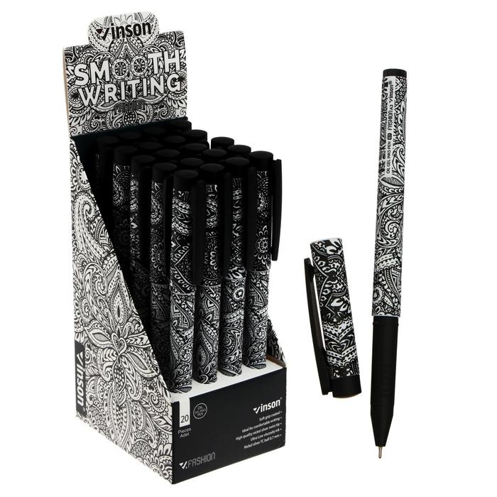 Ручка шариковая 0,7мм синяя масляная,Vinson корпус софттач с рисунком (штрихкод на штуке)
Ручка шариковая 0,7мм синяя масляная,Vinson корпус софттач с рисунком (штрихкод на штуке)