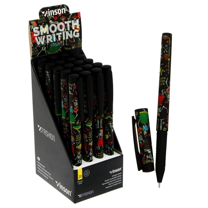 Ручка шариковая 0,7 мм, стержень синий масляный,Vinson корпус софттач с рисунком (штрихкод на штуке)
Ручка шариковая 0,7 мм, стержень синий масляный,Vinson корпус софттач с рисунком (штрихкод на штуке)