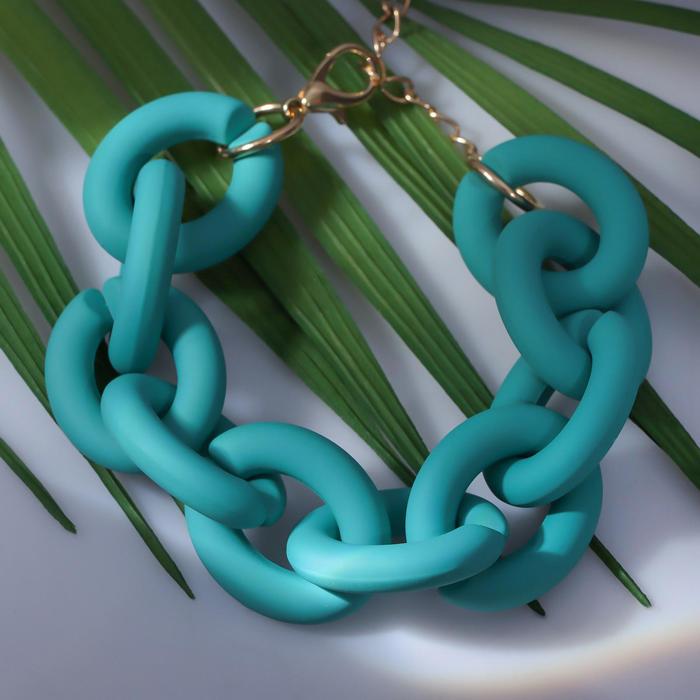 Браслет металл "Цепь" объёмная крупная, цвет изумрудный, 19 см
Браслет металл "Цепь" объёмная крупная, цвет изумрудный, 19 см