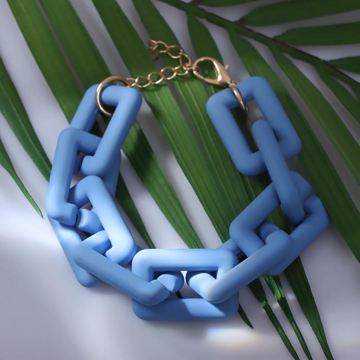 Браслет металл "Цепь" прямые углы, цвет синий, 18 см
Браслет металл "Цепь" прямые углы, цвет синий, 18 см