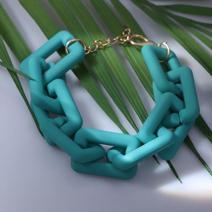 Браслет металл "Цепь" прямые углы, цвет изумрудный, 18 см
Браслет металл "Цепь" прямые углы, цвет изумрудный, 18 см