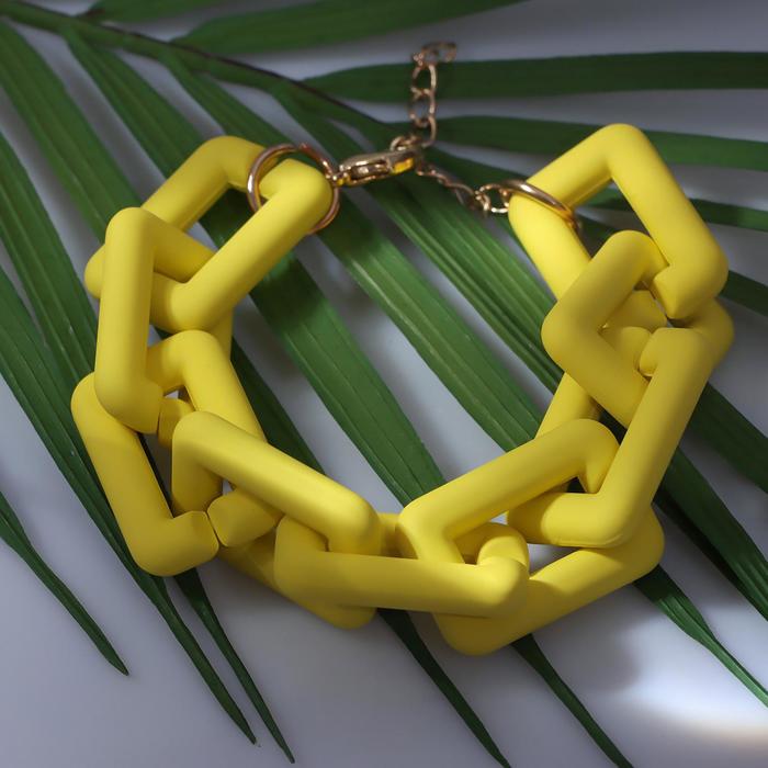 Браслет металл "Цепь" прямые углы, цвет жёлтый, 18 см
Браслет металл "Цепь" прямые углы, цвет жёлтый, 18 см